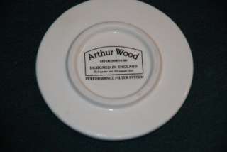 Arthur Wood 3pc MUG/Coaster/Strainer   FRUIT PATTERN  