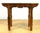 ANTIQUE NATURAL WOOD SIDE TABLE Entry Stand Display