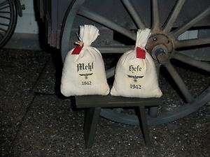scale German Flour and Yeast food supply sacks for Field Kitchen 