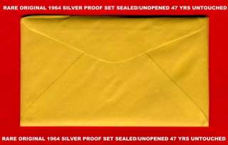   PROOF SET RARE ORIGINAL SEALED YELLOW PACK (3) 90% SILVER COINS  