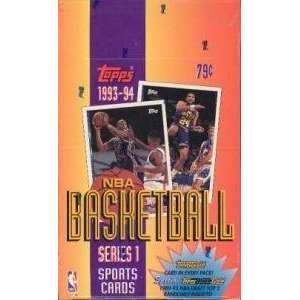  1993 94 Topps Series 1 Basketball Unopened Hobby Box 
