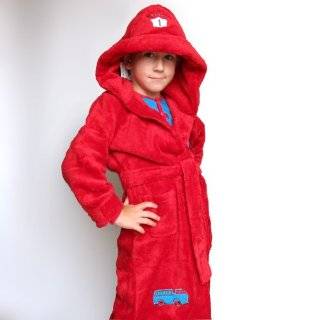 Petit Lem Boys Firefighter Fireman Robe by Petit Lem