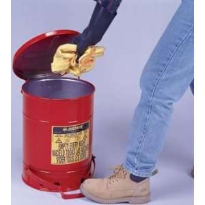   Gallon Oily Waste Can   Foot Operated Cover   09100