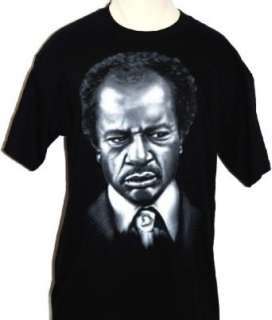   Series George Jefferson Frowning Mens Black T shirt Clothing