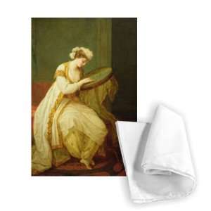  A Turkish Woman, 1773 (oil on canvas) by   Tea Towel 100 