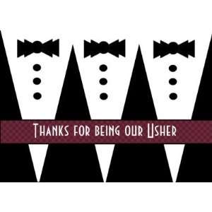  USHER Thank You   Three Tuxedos   Customizable Card 