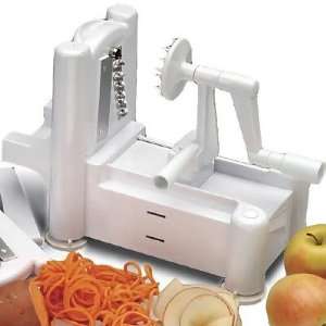  Spiral Vegetable Slicer   Creates Spiral and Ribbon Cuts 