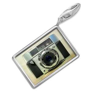  Vintage Camera   Charm with Lobster Clasp For Charms Bracelet 