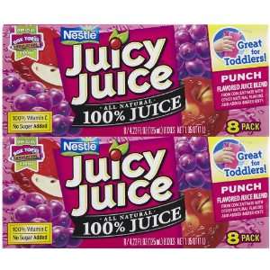 Juicy Juice Fun Punch, 8 pk, 2 pk Grocery & Gourmet Food