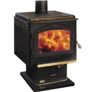  1900P Large 26 EPA Pedestal Wood Burning Stove 24 Karat 