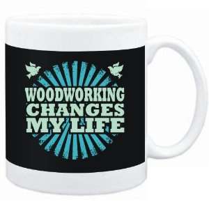  Mug Black  Woodworking changes my life  Hobbies Sports 